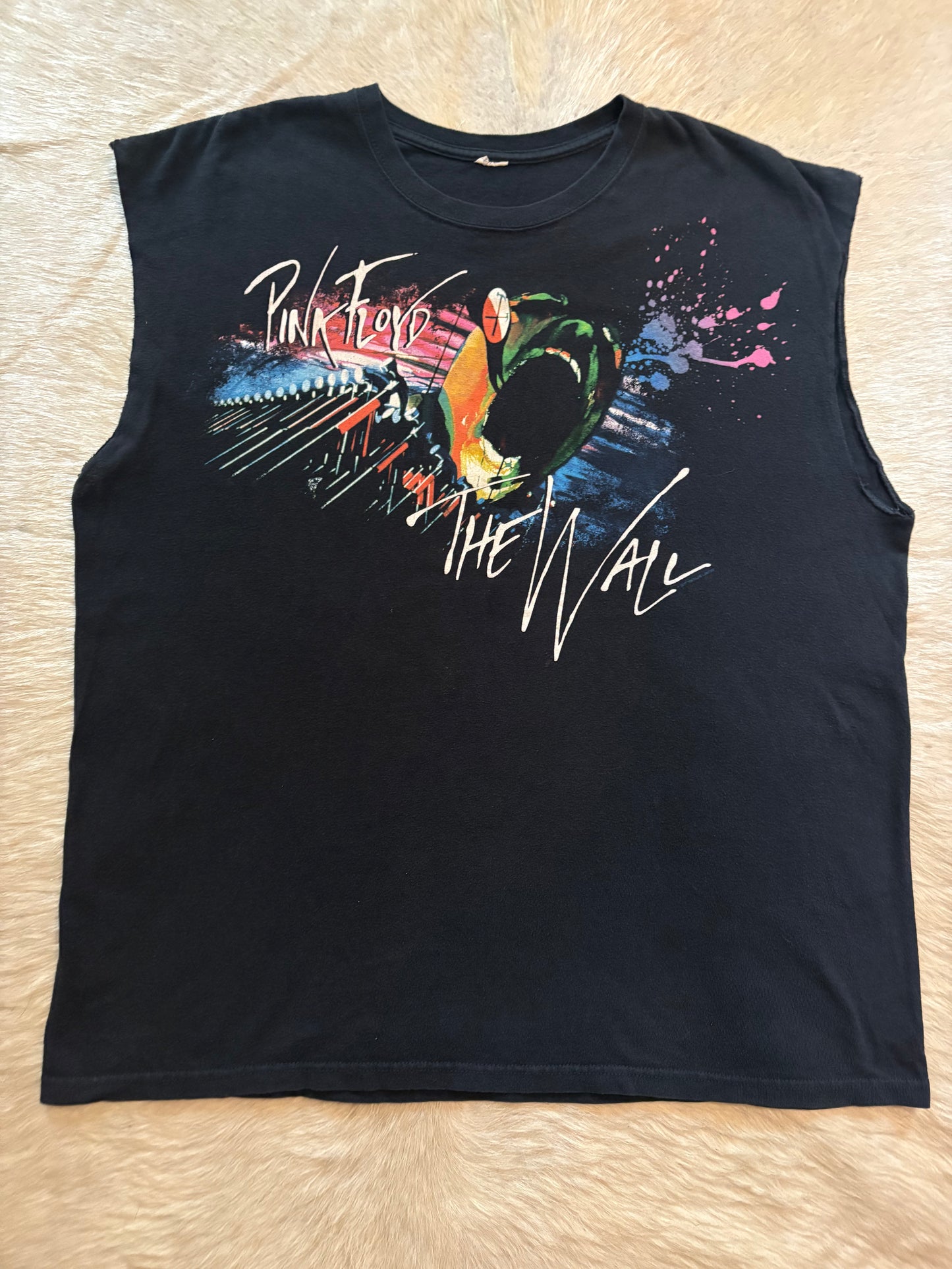 Pink Floyd The Wall Scream Original Muscle Tee