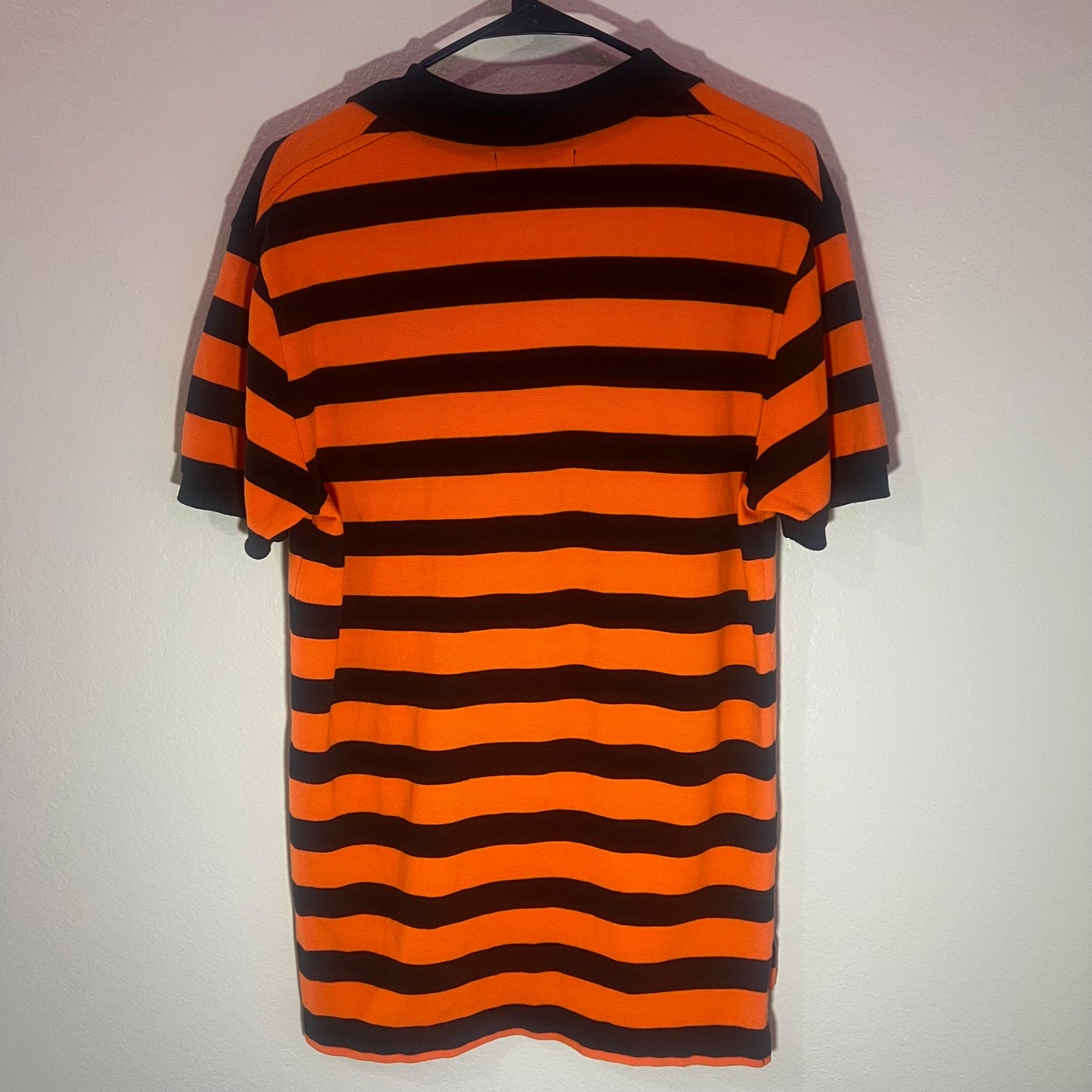Spooky Stripe: Haunted Harvest Polo
