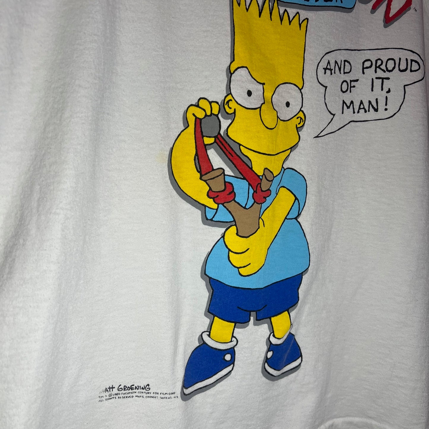 Underachiever Extraordinaire: Bart Simpson Retro Tee