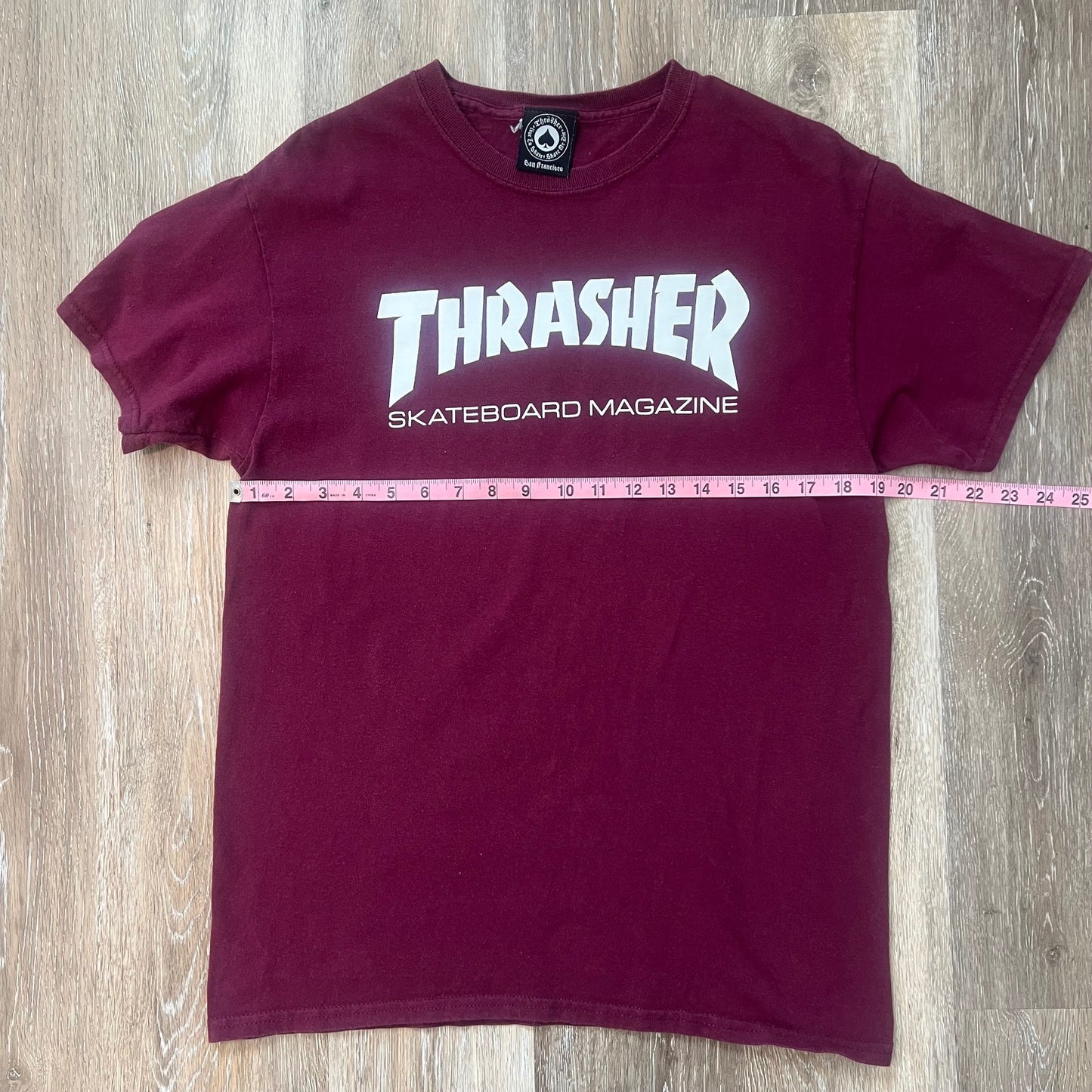 Oxblood Thrash: Classic Skate Tee
